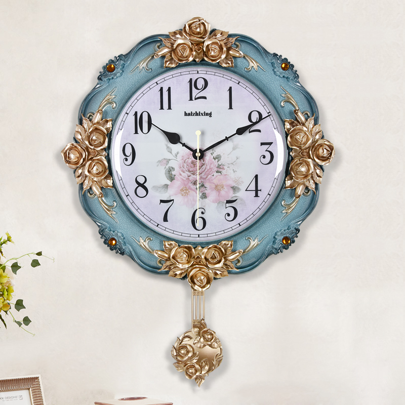 Luxury Lifestyle Living - European style creative fashion wall clock