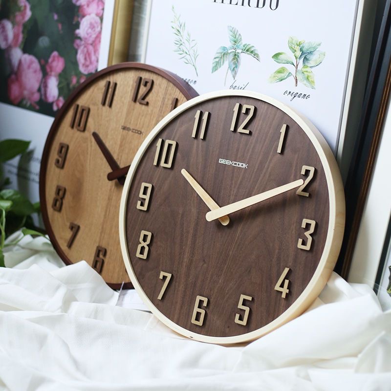 Luxury Lifestyle Aesthetics - Japanese Aesthetic Wall Clock Living Room