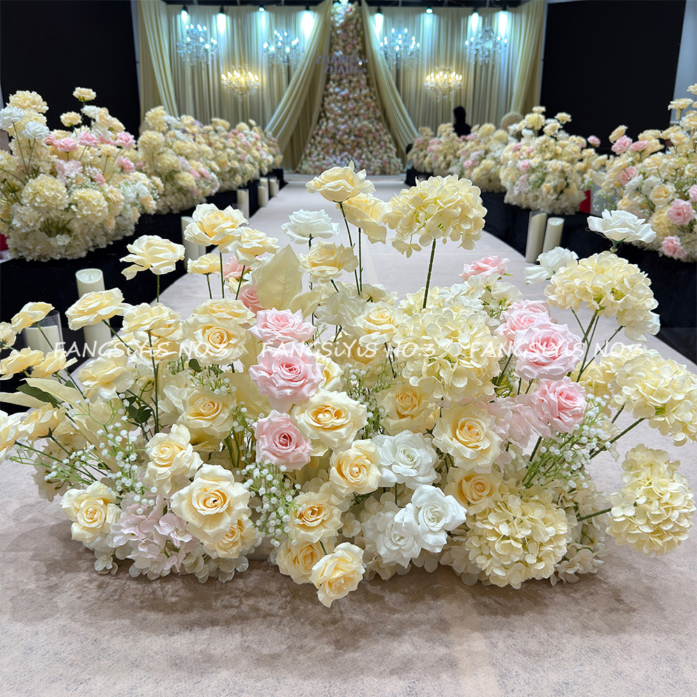 Luxury Lifestyle Items - Luxury Champagne Pink Rose Artificial Flower
