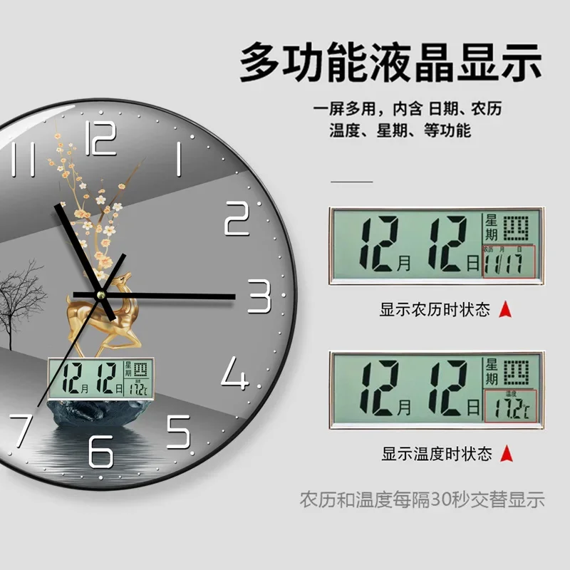 Watch Wall Clock Living Room w - Luxury Lifestyle Living ulasan dan harga