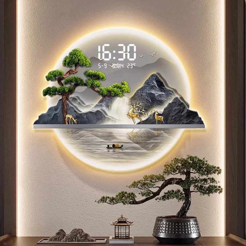Chinese Style Design Wall Cloc - Luxury Lifestyle Living ulasan dan harga