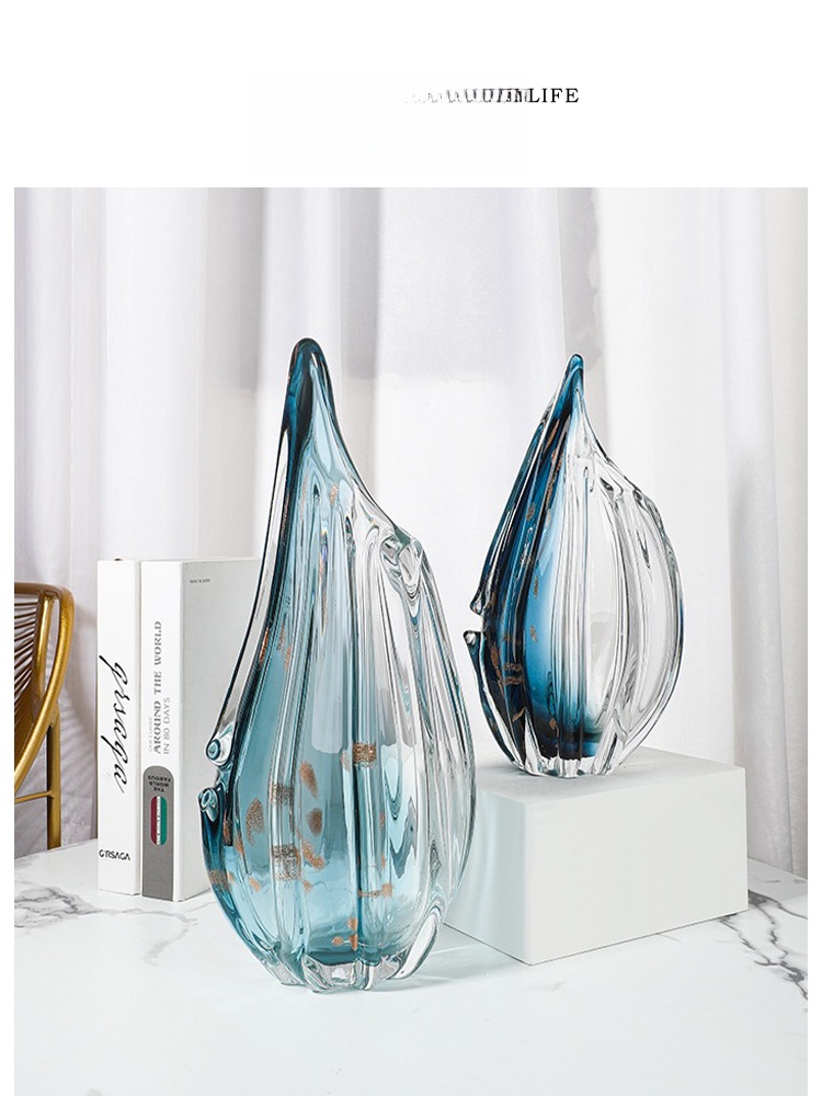 Nordic Style Glass Vase Creati - Luxury Lifestyle Living ulasan dan harga