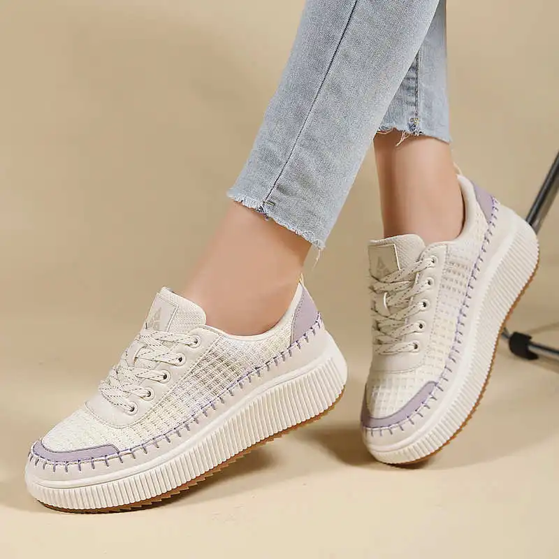 Brown Shoes Woman Flats Autumn - Luxury Lifestyle Team ulasan dan harga