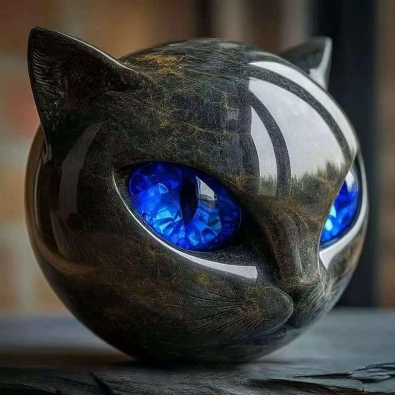 1Pcs Blue Luxurious Black Cat  - Luxury Lifestyle Items ulasan dan harga