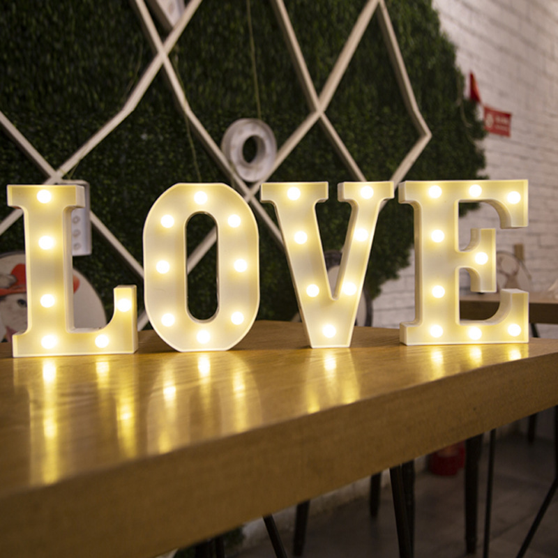 Luxury Alphabet Letter LED Lig - Luxury Lifestyle Items ulasan dan harga