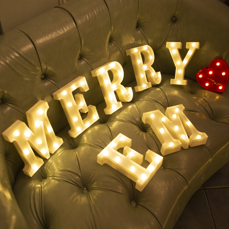 Luxury Alphabet Letter LED Lig - Luxury Lifestyle Items ulasan dan harga
