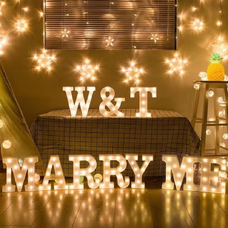 Luxury Alphabet Letter LED Lig - Luxury Lifestyle Items ulasan dan harga