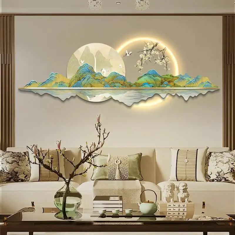 Chinese Style Led Clock Wall L - Luxury Lifestyle Living ulasan dan harga