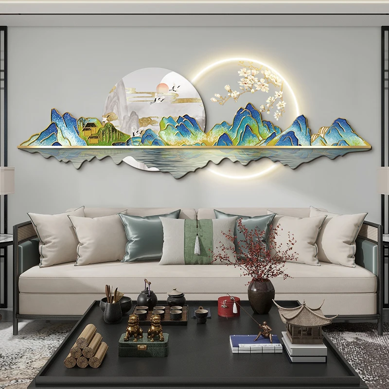 Chinese Style Led Clock Wall L - Luxury Lifestyle Living ulasan dan harga