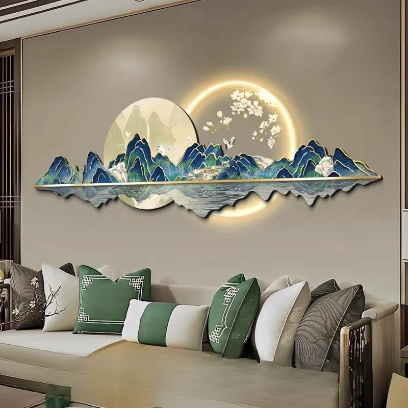 Chinese Style Led Clock Wall L - Luxury Lifestyle Living ulasan dan harga