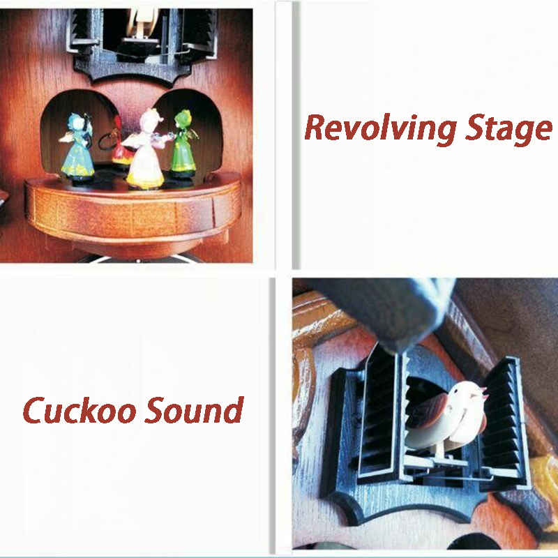 Cuckoo Wall Clock Solid Wood C - Luxury Lifestyle Living ulasan dan harga