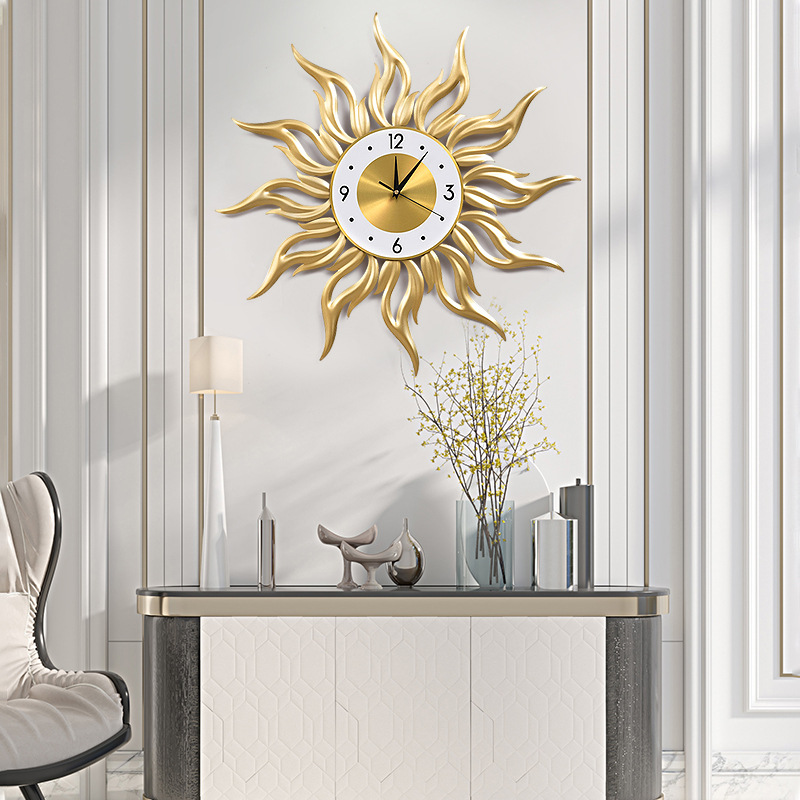 Nordic Gold Wall Clock Living  - Luxury Lifestyle Living ulasan dan harga