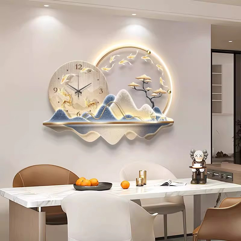Art Mural Led Clock Wall Luxur - Luxury Lifestyle Aesthetics ulasan dan harga