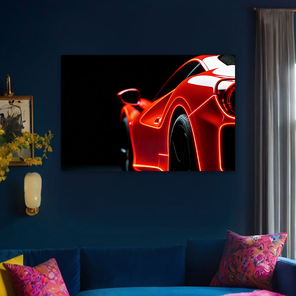 Neon Style Prints Modern Color - Luxury Lifestyle Cars ulasan dan harga